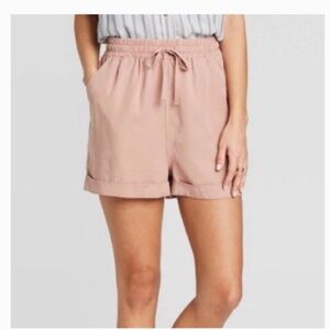 Universal Thread S Pink Drawstring Shorts